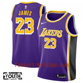 NBA Los Angeles Lakers Trikot Lebron James 23 2018-19 Nike Lila Swingman - Kinder